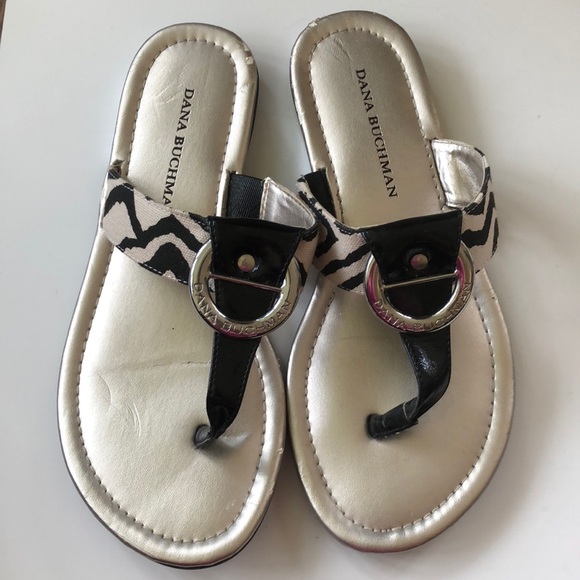 Dana Buchman Cypress Zebra Flats - Picture 2 of 8